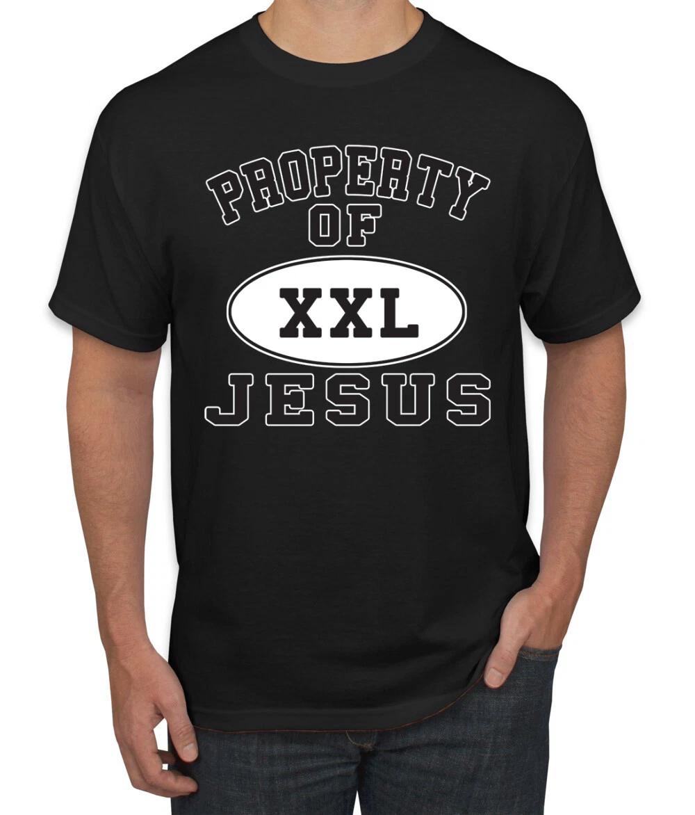 Property Of Jesus XXL Religious Christian Inspirational Men Graphic T- Shirt M