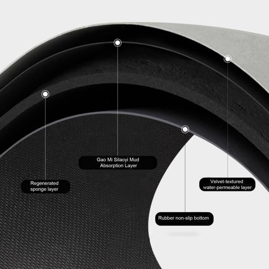 3D Visual Flower Rug Diatomaceous Earth Absorbent Bath Mat Floral Floor Mat with Non-Slip Backing for Entrance Kitchen Bathroom Shower