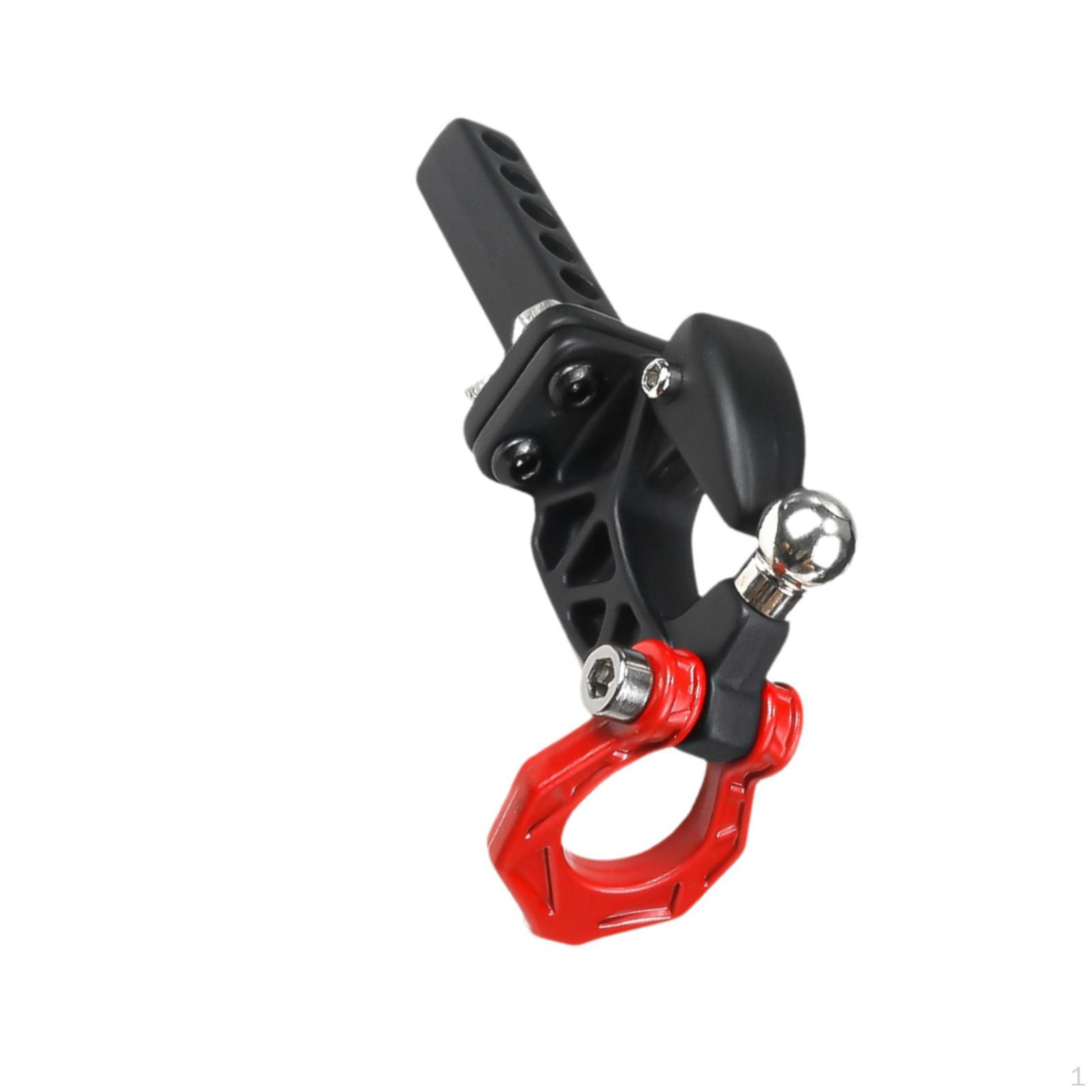 

1/10 1/18 Аксесуари для автомобільного гака для скелелазіння Легко встановлюваний буксирний гак, автомобіль на радіоуправлінні для argent