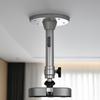 Metal Ceiling Mount for Projectors Aluminum Alloy Construction 2KG Load Capacity Multiple Position Installation
