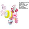 Electric Bubble Blower Rabbit Automatic Bubble Machine for Kids Colorful LED Lights Outdoor Toy for Birthday Party Fun Gift for Toddlers Girls