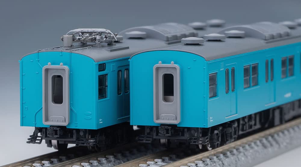 TOMIX N Gauge JR 103 Series JR West Japan SpecificationBlack SashSky Blue Basic Set 98495 Railway Model Train