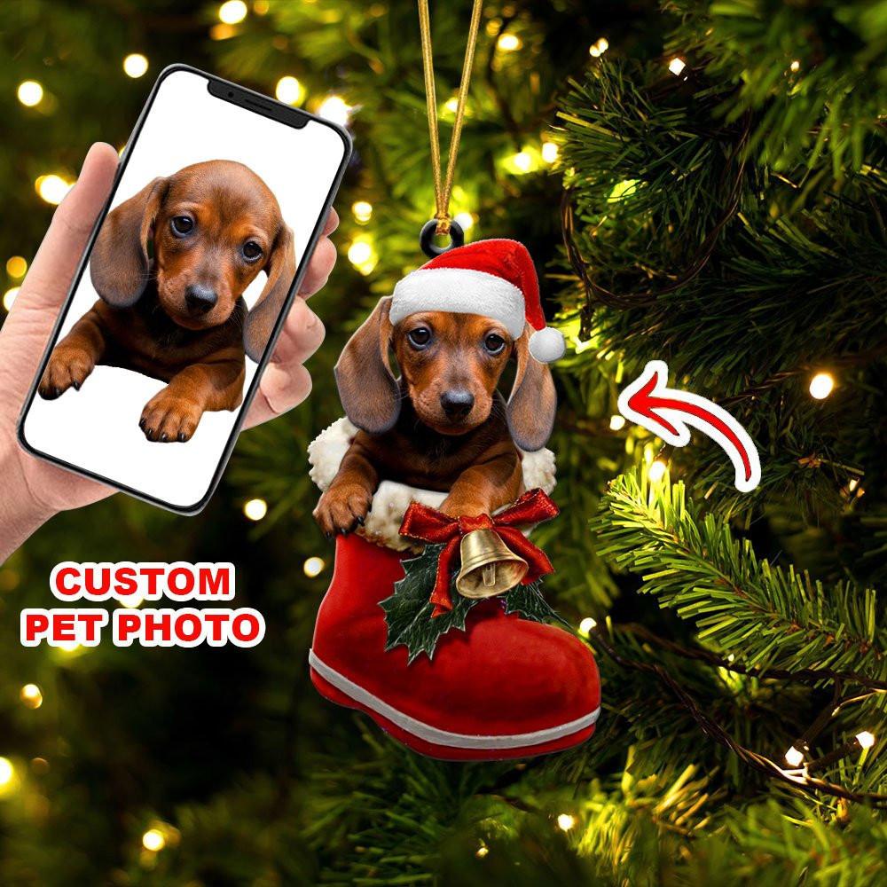 

Acrylic Joyful Christmas Ornaments Fun Dog And Tree Decor For Stylish Home And Car Accessories 1