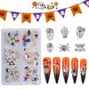 Halloween Nail Art Charms Vintage Skeleton Nail Art Charms DIY Nail Tips