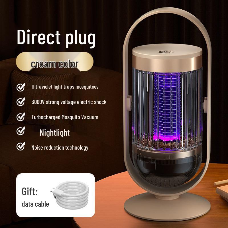 2025 Triple Grid Purple Light Mosquito Killer Lamp & Swatter