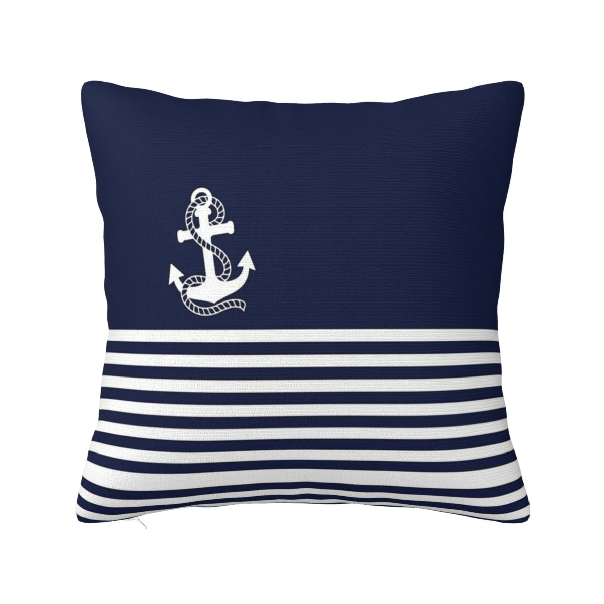 

Nautical Red Navy Anchor Square Pillow Cases Cushion Covers Awesome Zippered Decorative Pillowcase for Sofa 45*45cm 16x16Inch