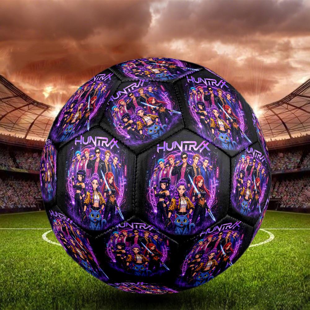 K-pop Size 5 Football Machine Sewn Indoor/Outdoor Training and Matches for Football Accessories Birthday/Christmas Wedding Party Gift
