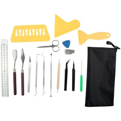 22-teiliges Bastel-Vinyl-Entgitterungswerkzeug-Set Basis-Vinylwerkzeug für Beschriftungssets