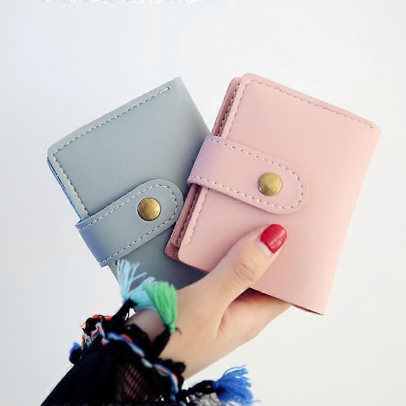 Women Short Small Money Purse Wallet Ladies Leather Folding Coin Card Holder