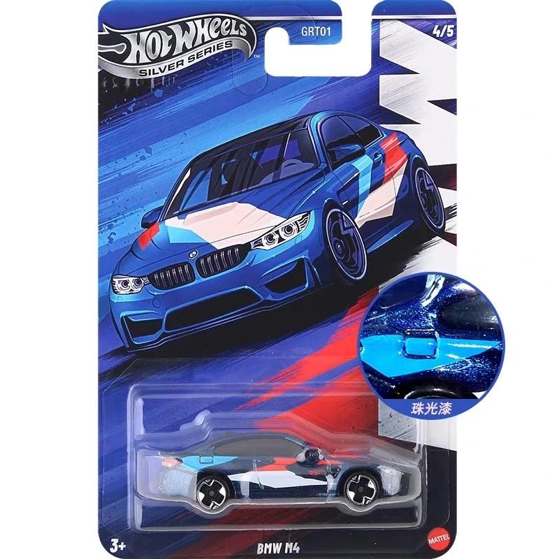 AAAOQ1 Hot Wheels Bmw Set 2025 Silver Series M1 M2 M3 M4 M5 1:64 Scale Die-Cast Model Vehicle Cars Unopened Grt01 Collection Mdoel Toys