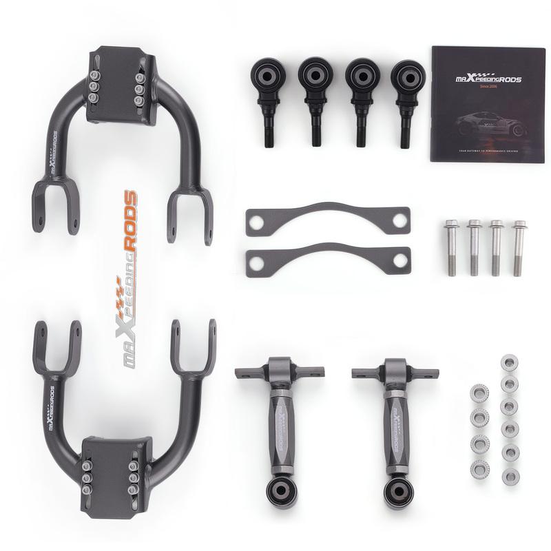 Front Upper Control Arms w/Ball Joints Rear Camber Kit For Acura Integra 1994-01