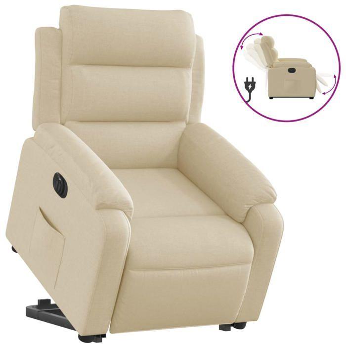 VidaXL Electric Recliner, Relaxation Chair with Backrest, Seat with Armrests, TV Armchair for Living Room 3205013