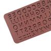 1Pieces English Letters And Numbers Chocolate Silicone Molds Letters Cookies Candies Cakes Decorations Outdoor Tableware