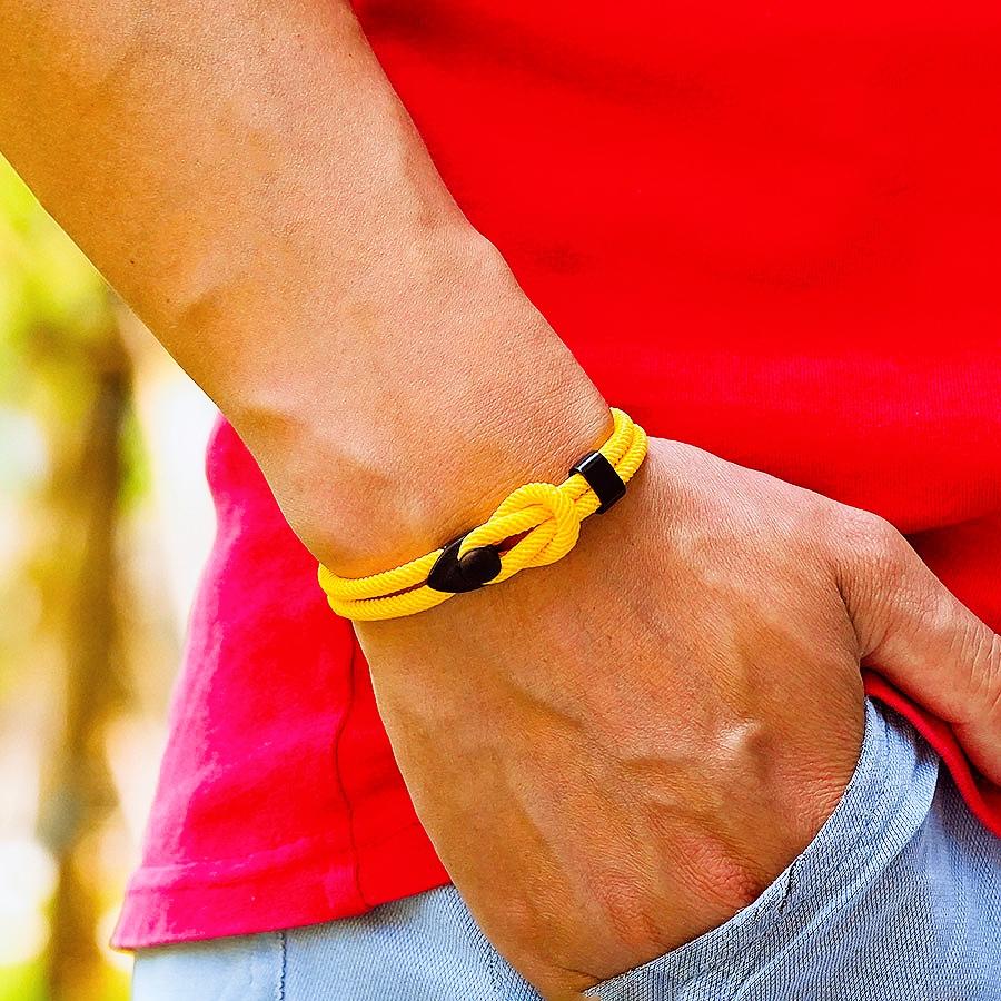 Neue 10 Farboptionen Herren Seilarmband Hohe Qualität Modischer Schmuck Geschenk für Männer Pulseras Tela Suerte Vielseitiges Zubehör