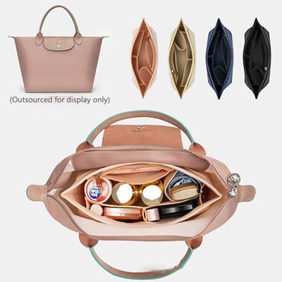 Make-up-Organizer, Filz-Einsatztasche für Damen, Handtasche, Reise-Innentasche, tragbare Kosmetiktaschen, passend für verschiedene Taschen