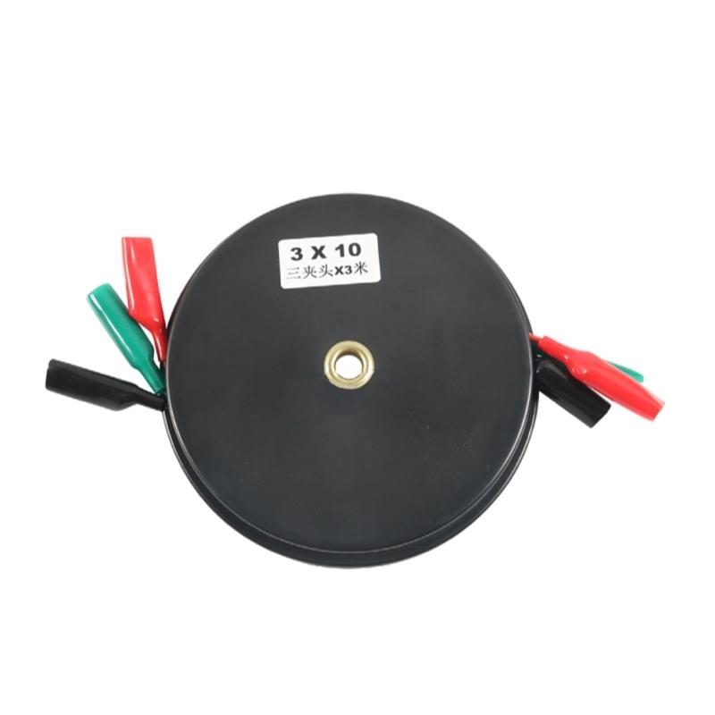 

ABS 18AWG Diagnostic Cable With Triple Clip For Vehicle Electrical Testing And Maintenance,3 Length Available