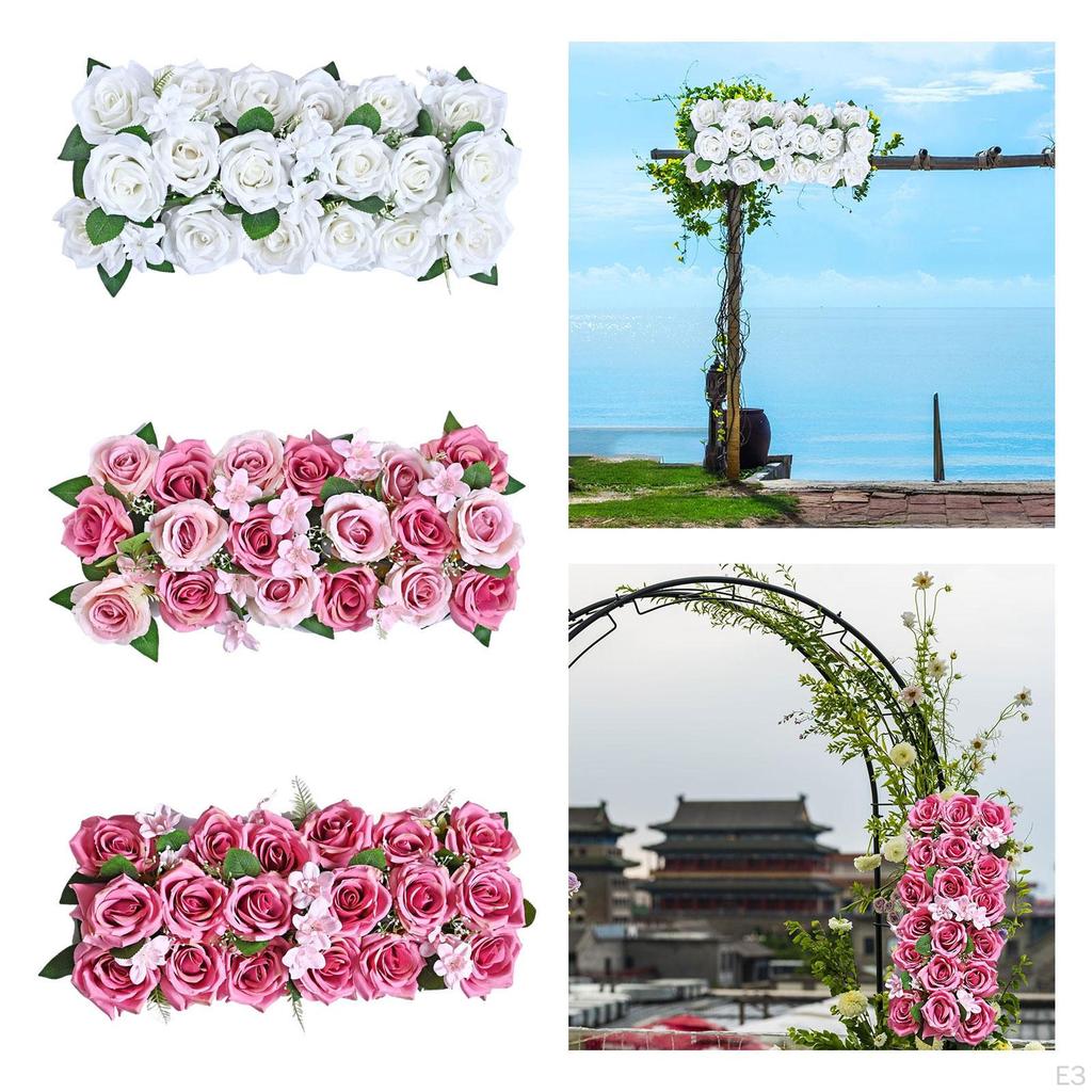 Panels DIY Wedding Arched Centerpeice Decor Artificial Flower for Party Ceremony Photography Indoor