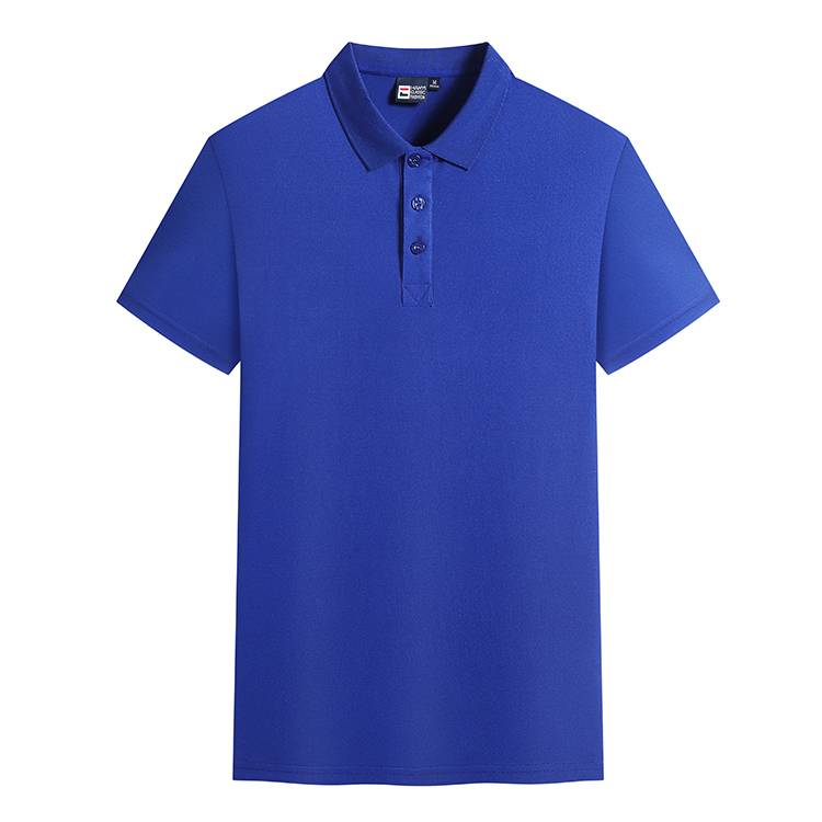 SZYS 9913 200G Bavlna Jednobarevná POLO košile s klopou Krátký rukáv