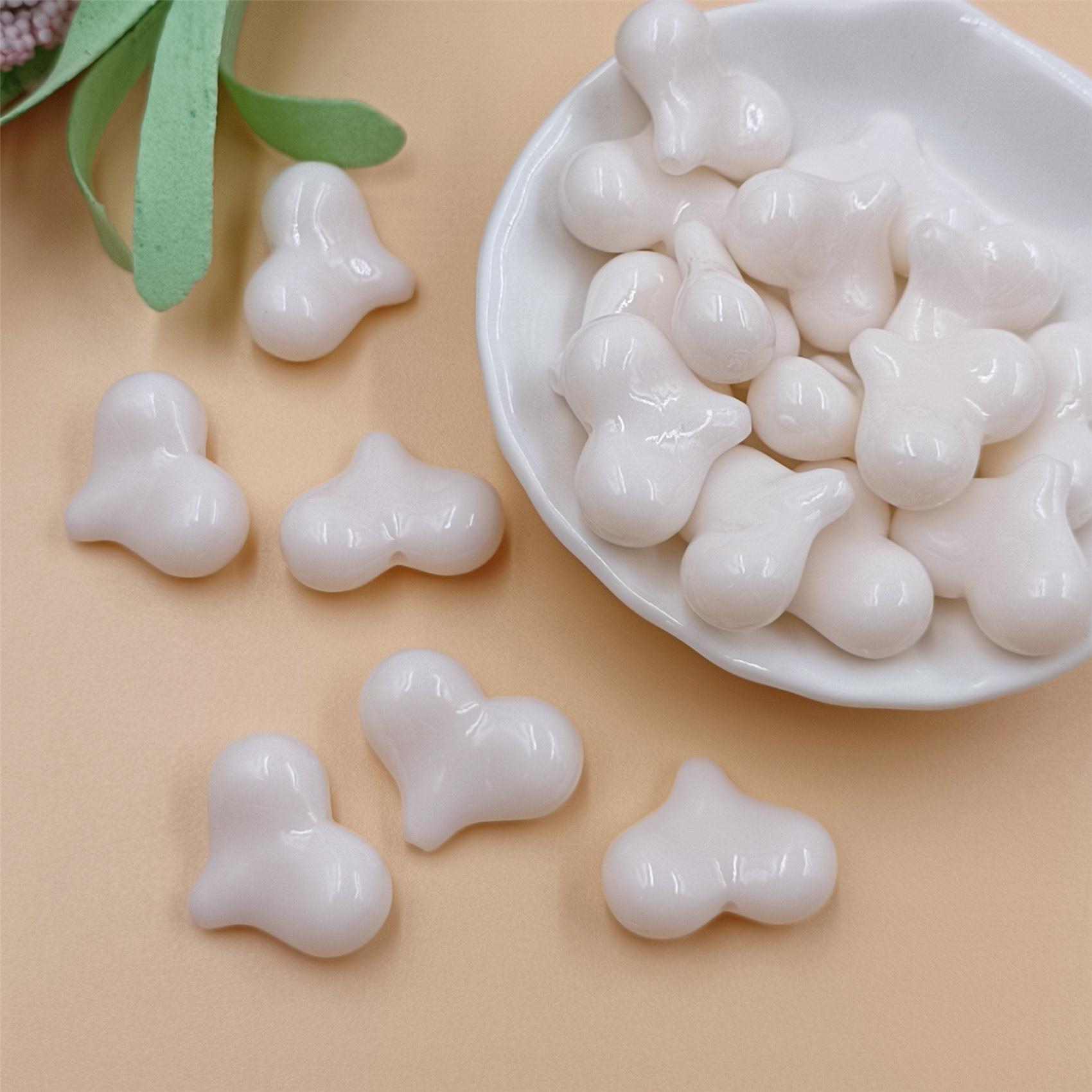 

Товары для вечеринки DIY 22 мм * 17 мм * 9 мм Цвет макарон Материалы ручной работы Персиковое сердце Бусины Фарт 20 шт./компл. Ювелирные аксессуары Изготовление ожерелья белый