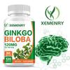 Kapsułki Ginkgo Biloba 120mg - Wsparcie Pamięci Koncentracji Zdrowego Mózgu