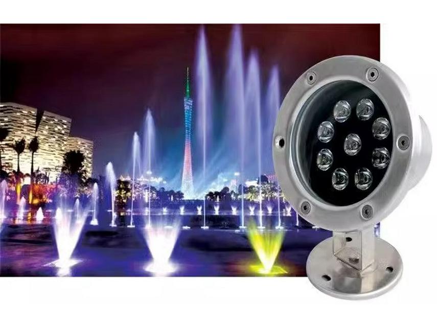 Colorful Low Voltage (12V/24V) Underwater Light for Pools, Fountains, and Ponds
