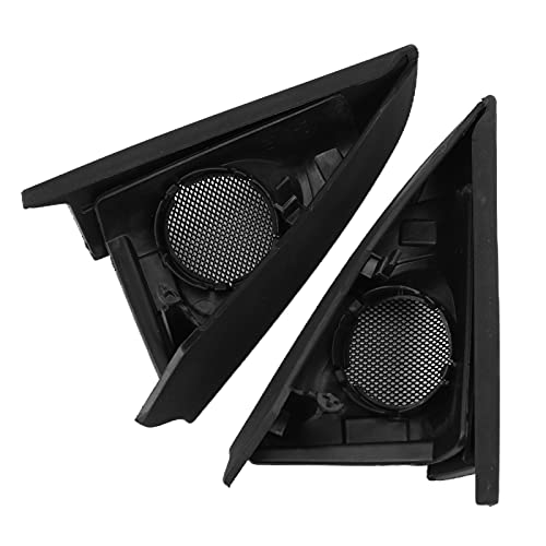 Front Door Speaker Covers, Accurate 2PCS/Set Interior Left and Right 51337184197 Black Wear Resistant for Cars