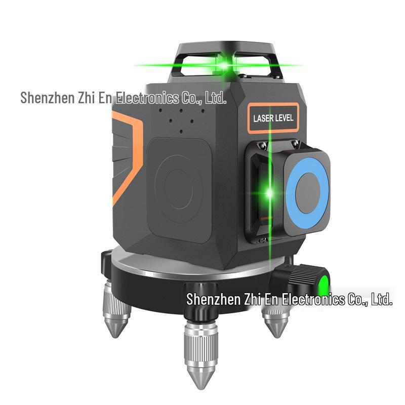 360° Green Laser Level with 8 Precision Lines