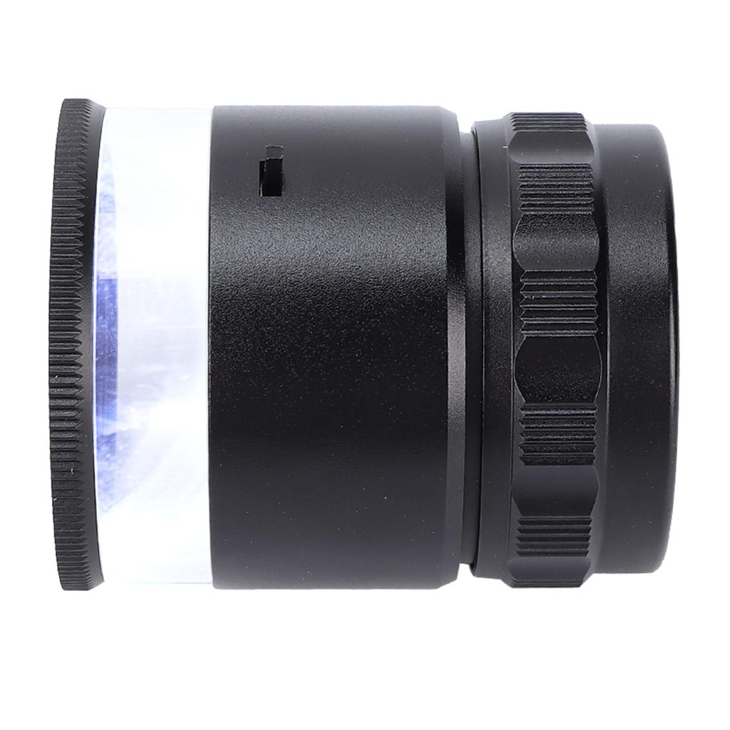 10X Loupe Measuring Magnifier 6LED Illuminated Jewelry Magnifying Glass USB Charging Magnifier