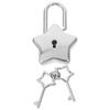 Decorative Lock Diary Shaped Lock DIY Padlock Metal Padlock For Women With Key Mini Star Shape Archaize Padlocks