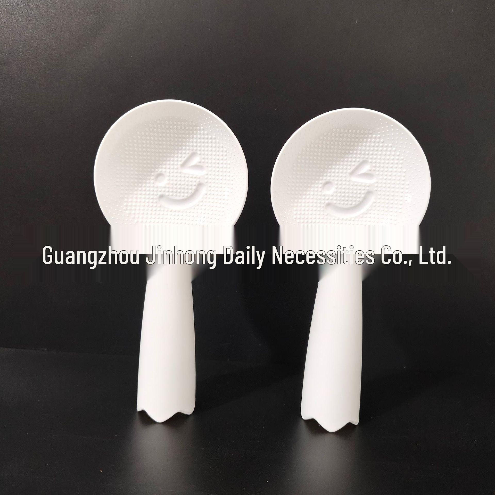 Non-Stick Stand-Up Smiley Face Rice Spoon 19.8CM (1419 Standable Smiley Face Rice Spoon) белый