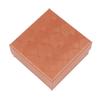 5Pcs 7X7Cm Cardboard Jewelry Packaging Box Necklace Earring Bracelet Box Paper Gift Storage Case With Black Sponge