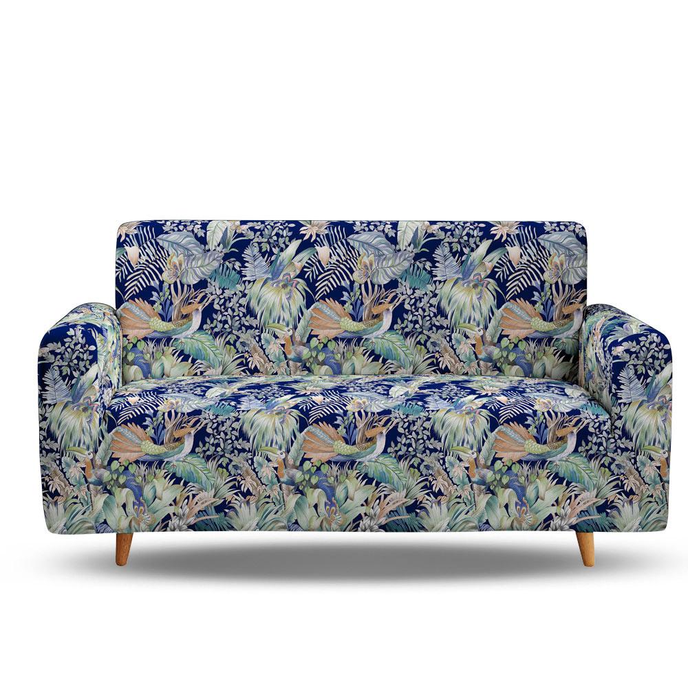 Flower And Bird Dustproof And Non-Slip Elastic Sofa Cover, Universal All-Inclusive Supply In All Seasons, Multi-Color 3D Digital Magic Cover