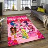 1pc Strawberry Princess5 Design Area Rug - Non-Slip, Soft & Cozy Floor Mat for Living Room, Bedroom, Office - Indoor/Outdoor Decorative Carpet