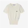 Vivienne WeStwood 1803002q Y001a A408 Bear Orb Orb Logo Top Short Sleeve Women S Knit