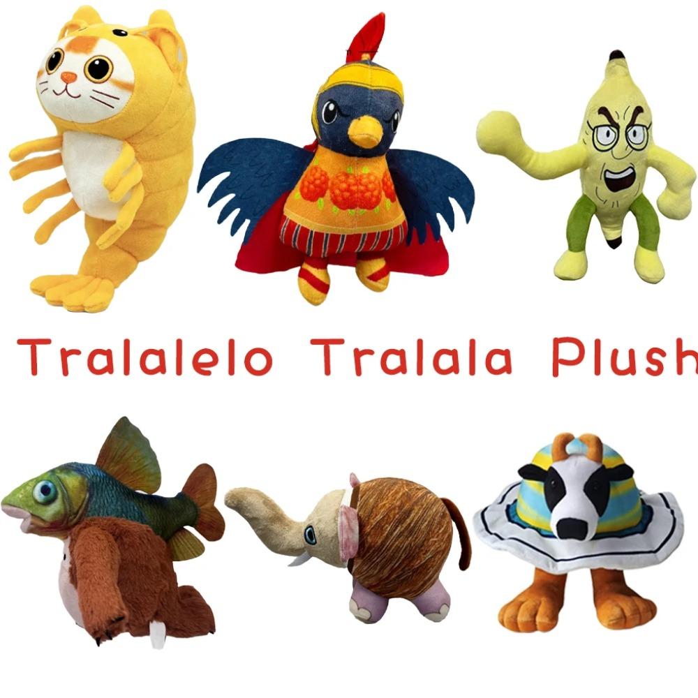 Tralalero Tralala Shark Plush Animal Doll Tungtungtung Sahur Italian Brain Rot SHARK Plush Peluches Stuffed Doll Toy Gifts