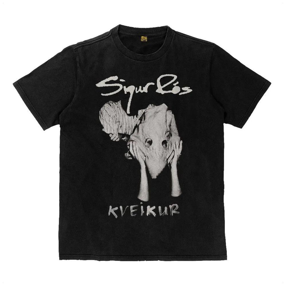 Unisex Short Sleeve Crew Neck Cotton T Shirt Sigur Ros Band XXL