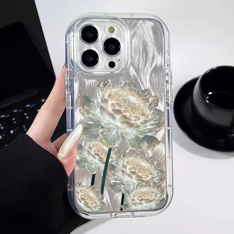 For Apple 16 Mobile Phone Case for IPhone15Promax New 14PRO Feather Yarn Ip13 Cream 11 Anti-fall/12