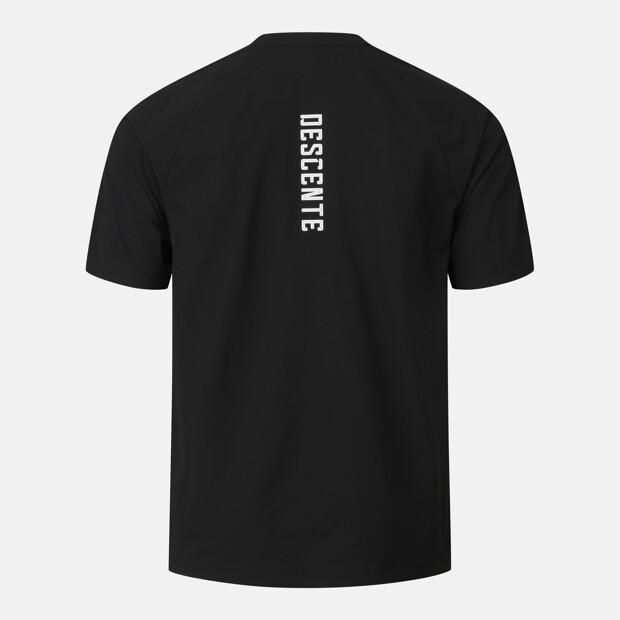 DESCENTE Training Oversized Woven Short Sleeve T-Shirt Black Sr221Tts43