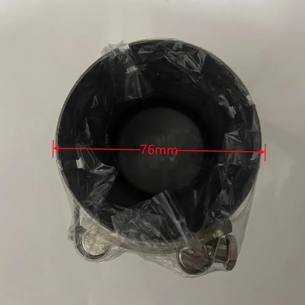 3 Inch Inlet Exhaust Tip 3.5"" Inch Outlet 20cm Long Exhaust Tip IN 76mm Out 89 Mm Stainless Steel Exhaust Tailpipe Tip