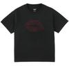 RHINESTONE LIP TEE 105252011015 BLACK S X-girl S/S