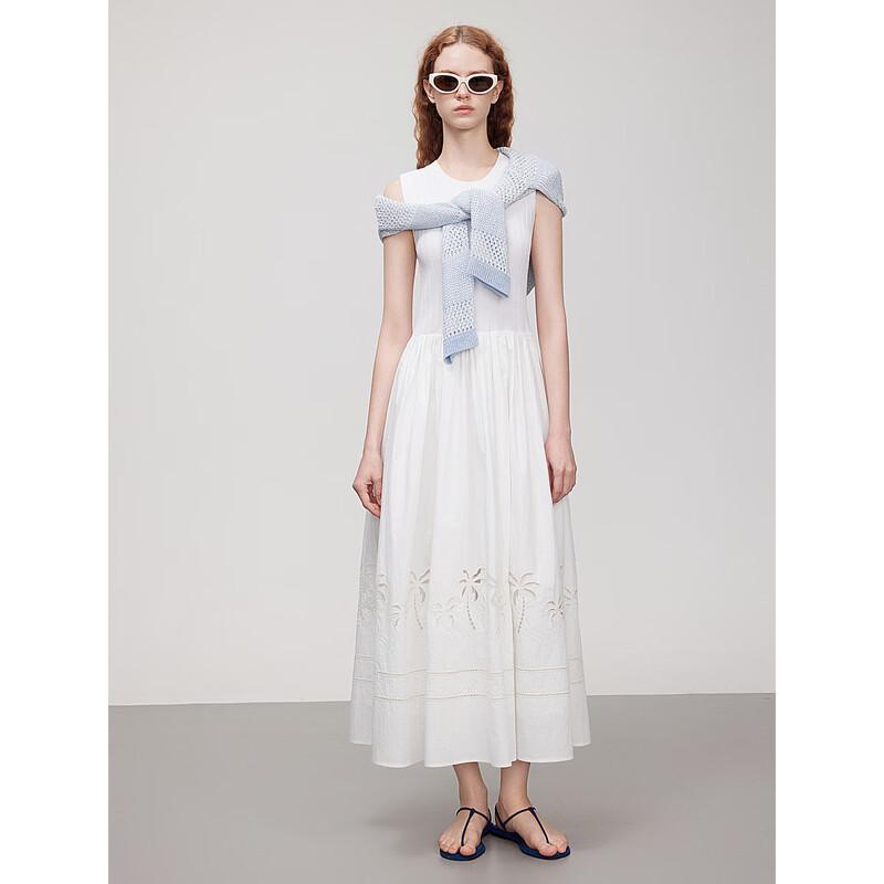ELLE Elegant Sleeveless A-Line Dress