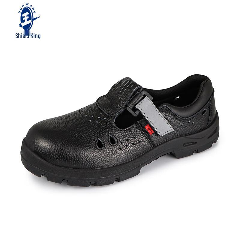 Dunwang 9385-3 Breathable Leather Safety Shoes 43
