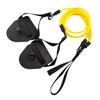 Elastic Multifunctional Resistance Band for Arm Training and Freestyle Sculling with Hand Paddles