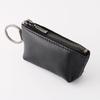 BS Solid Black Slip-on Pouch, Leather, OSL-2601