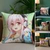 Beautiful Girls S-Super Sonico-MT Pillow Case Printed Brushed Fleece Pillow Baby Skin-Touch Eco-Friendly Dye-Sublimat