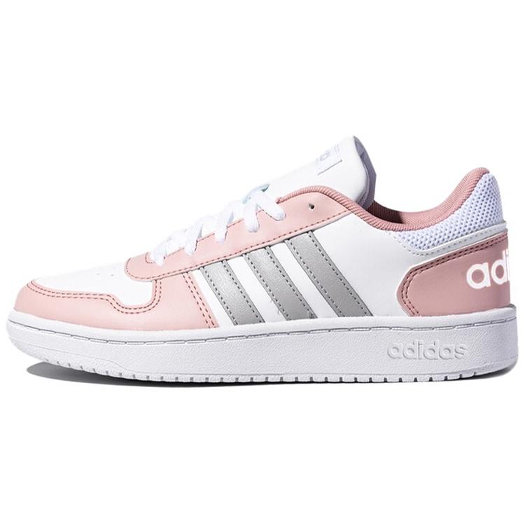 (WMNS) adidas Hoops 2.0 Grey Pink Silver Women s FW5855 EU 36⅔