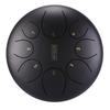 Round Tongue Drum 12" 8 Ton Hluru Ty8-12-Inkblack