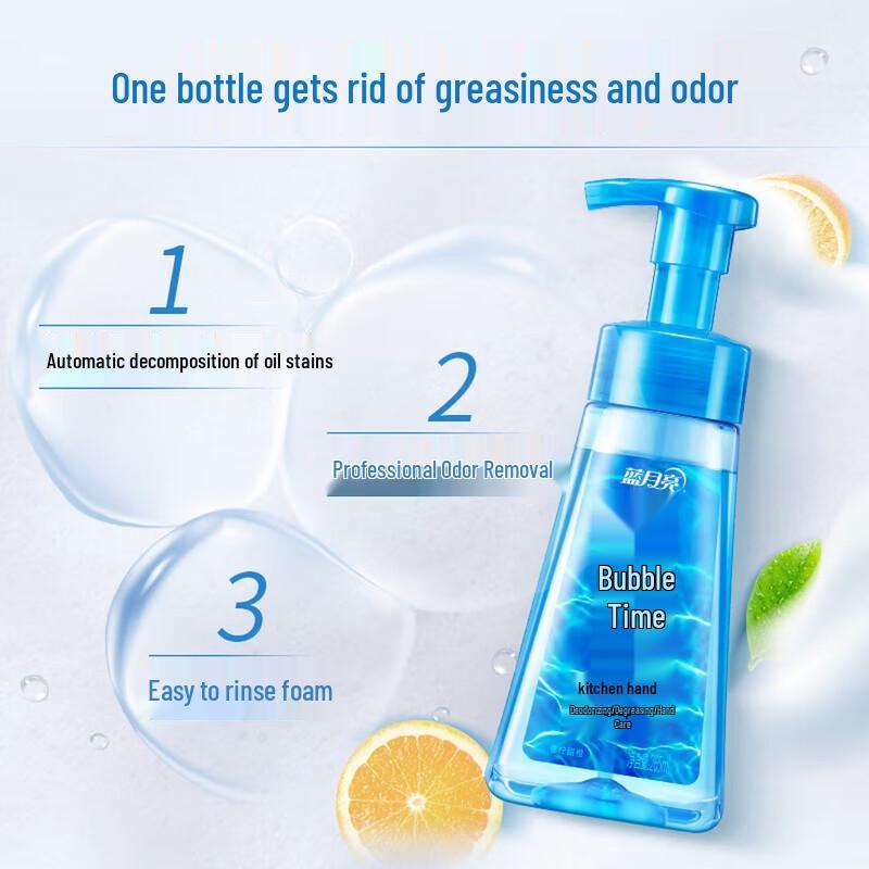 Blue Moon Foam Time Lemon Sweet Orange Kitchen Hand Soap