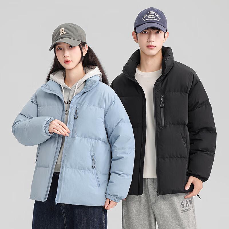 Fengxun Unisex Stand-Collar Puffer Down Jacket L