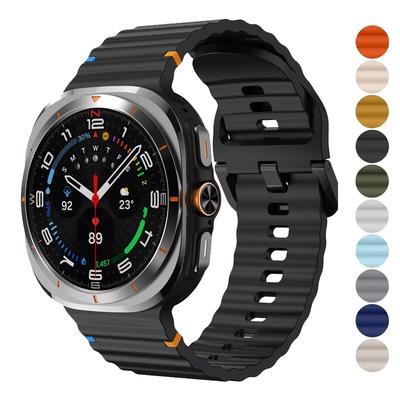 Band for Samsung Galaxy Watch Ultra 47mm Accessories Wrist Belt Original Silicone Sport Bracelet Correa Galaxy Watch Ultra Strap